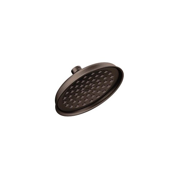 Old World Bronze One-Function 6-1/2" Diameter Spray Head Rainshower Showerhead
